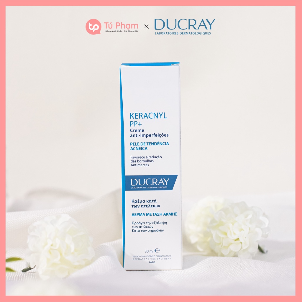 Kem Dưỡng Cân Bằng Dầu Và Giảm Mụn Ducray Keracnyl PP 30ml