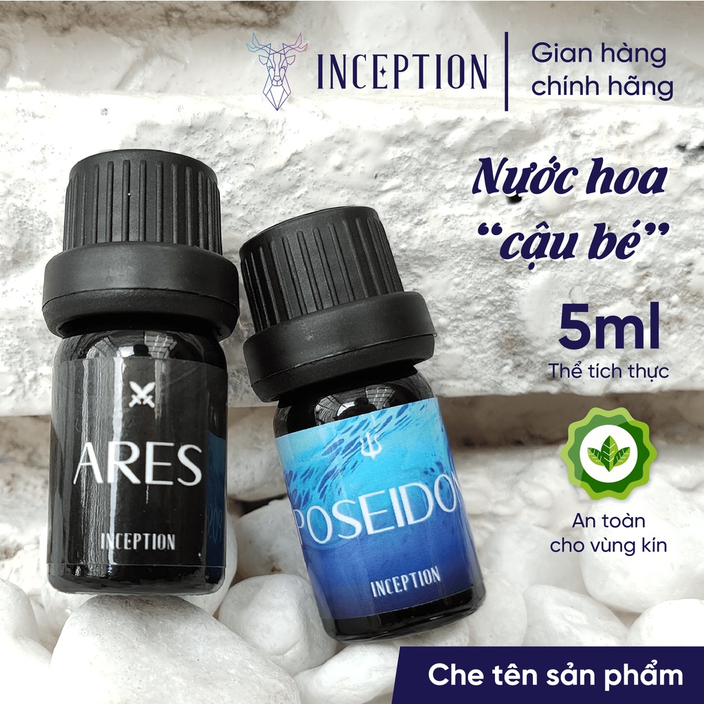 Nước Hoa Vùng Kín Nam Chai 5ml - Hương Thơm Mạnh Mẽ Quyến Rũ Lôi Cuốn - Nước Hoa Vùng Kín Nam Giới Chính Hãng