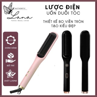 Lược điện chải tóc tạo kiểu uốn thẳng 3in1 LANA - Kiểu máy làm tóc đa năng cao cấp chuyên nghiệp dành cho salon 5 mức