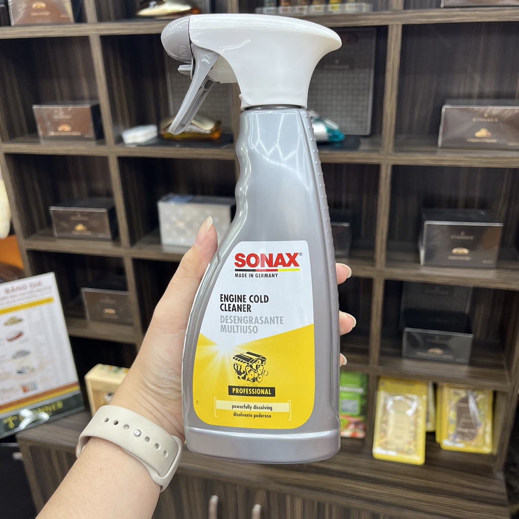 Dung Dịch Làm Sạch Khoang Động Cơ Xe Sonax Engine Cold Cleaner 543200 500ml
