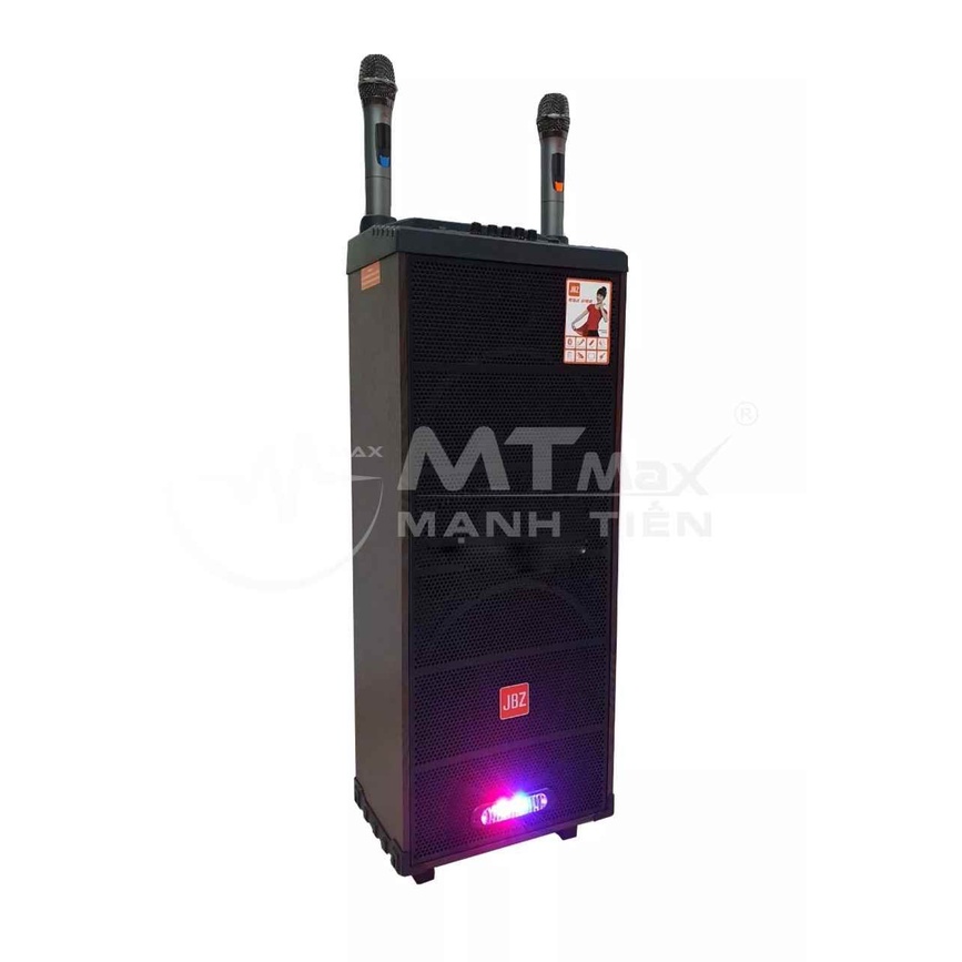 Loa kéo di động JBZ 7012 3 tấc đôi - Loa kéo công suất lớn. JBZ 7012 được trang bị lớp lưới màu đen tuyệt đẹp