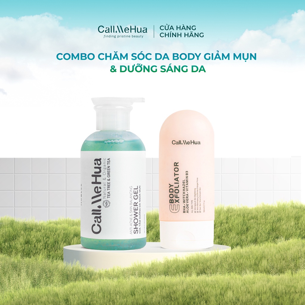 Combo Chăm Sóc Da Body Giảm Mụn & Dưỡng Sáng Da CallMeHua