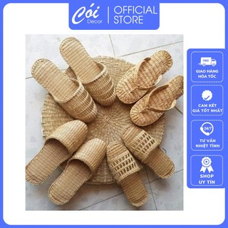 Dép cói lục bình handmade êm thoải mái trang trí decor chụp ảnh cực xinh - xưởng cói decor