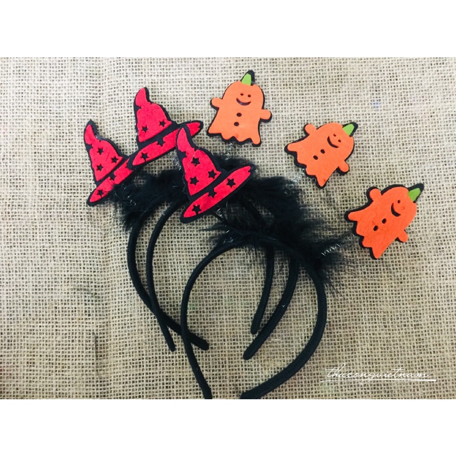 Băng đô làm bằng kẽm nhung Giáng Sinh, Halloween