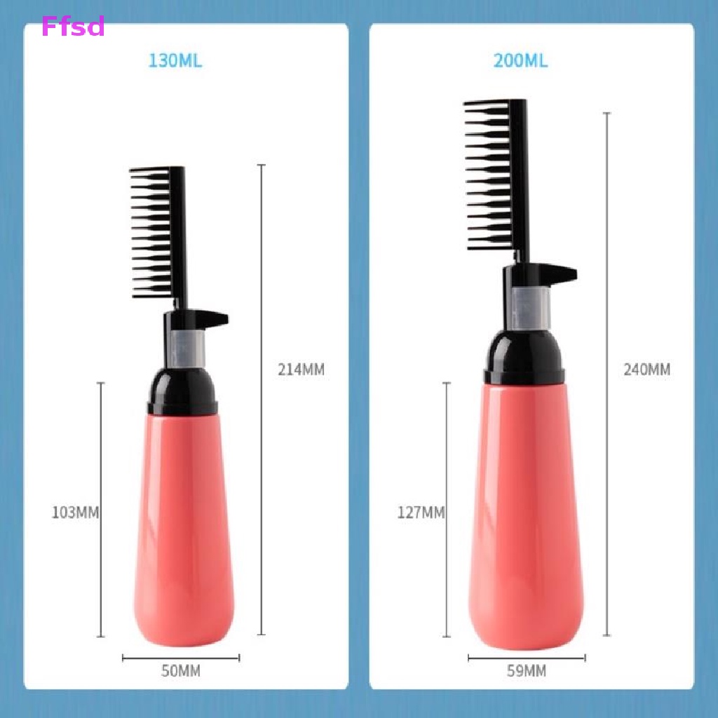 {Ffsd} Bình Đựng Thuốc Nhuộm Tóc Rỗng Kèm Lược Chải Cho Salon