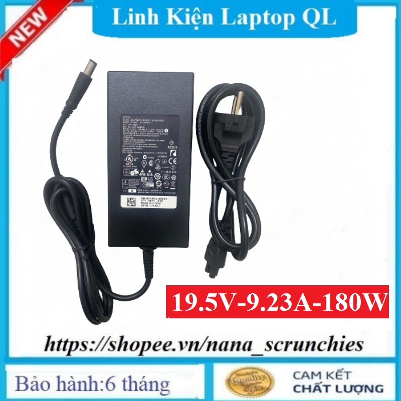 Sạc Laptop Dell Precision M4600 , M4700 , M4800 19.5V 9.23A 180W  DA180PM111