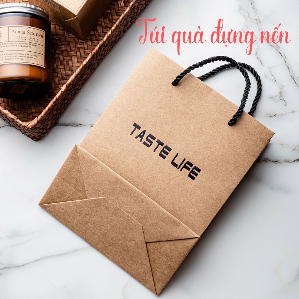 Nến Thơm Phòng VaromaS Thiết Kế Cao Cấp Không Khói Thư Giãn Tinh Dầu Thiên Nhiên Sáp Đậu Nành An Toàn NEN22 50g