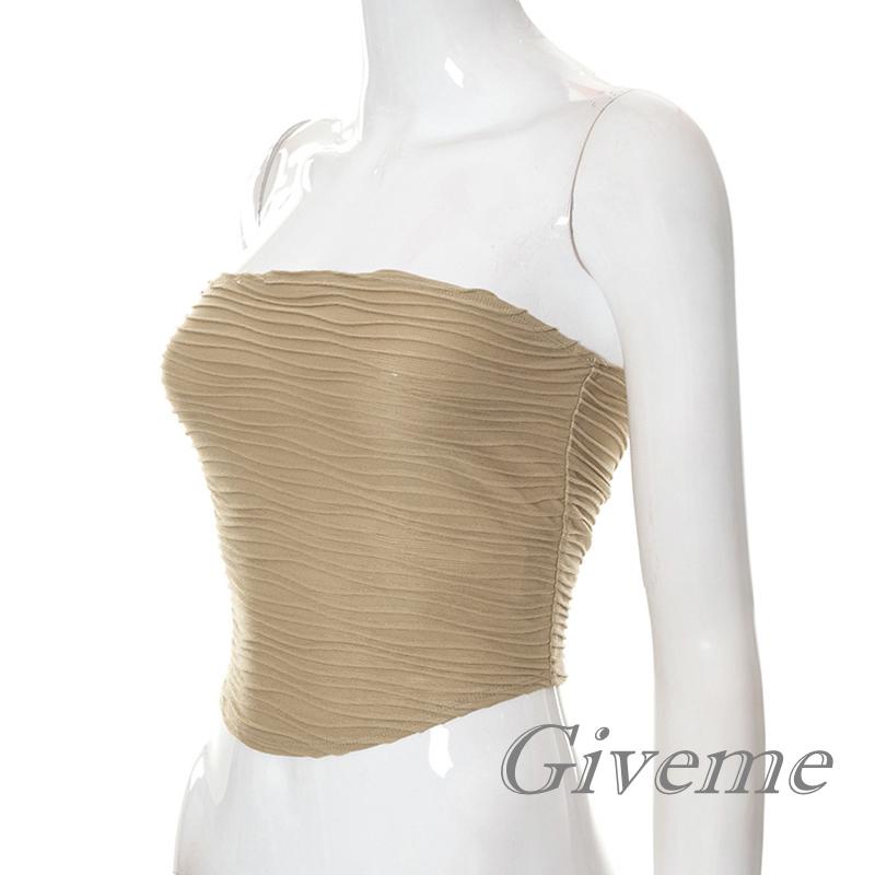 Áo Lửng Không Tay Hở Lưng Thời Trang Quyến Rũ Dành Cho Nữ