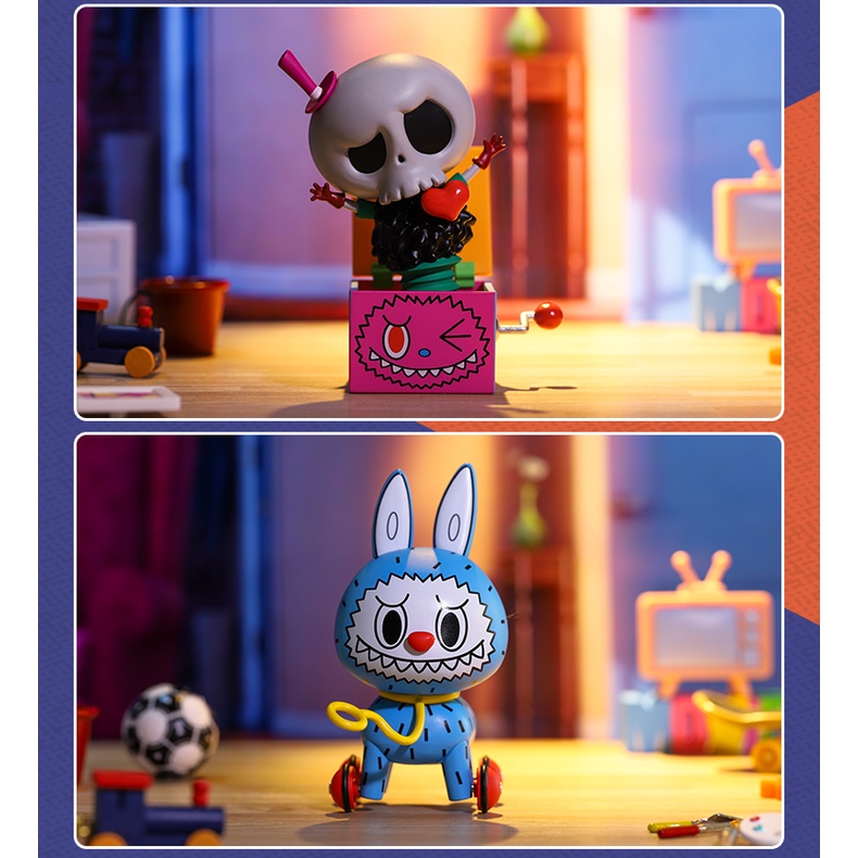 ★Hgtoys★Búp Bê Popmart LABUBU Trang Trí Hộp Bí Ẩn