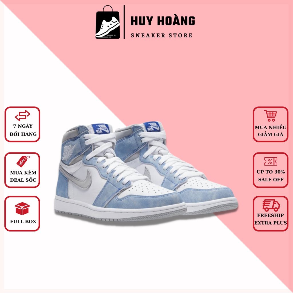 Giày thể thao 𝗝𝗼𝗿𝗱𝗮𝗻 cao cổ nam nữ, giày 𝗝𝗼𝗿𝗱𝗮𝗻 hyper royal cao cổ màu xanh siêu đẹp Full Box Jax.Sn