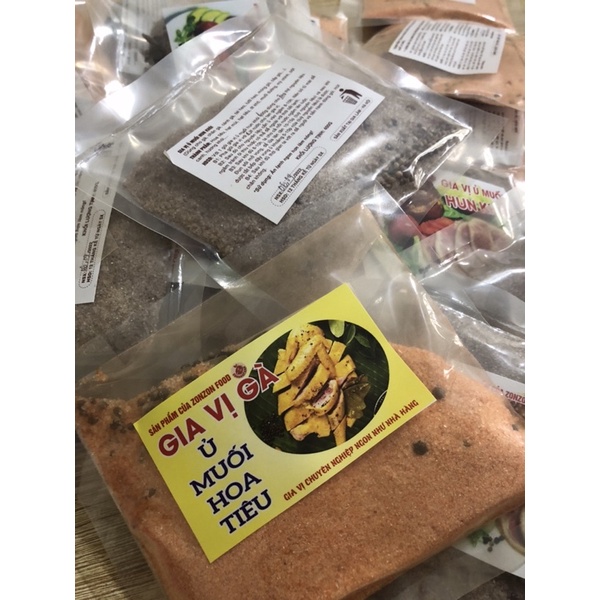 Gia vị ủ muối Hoa Tiêu(Gói 100gr dành cho 1,5-2kg thịt)