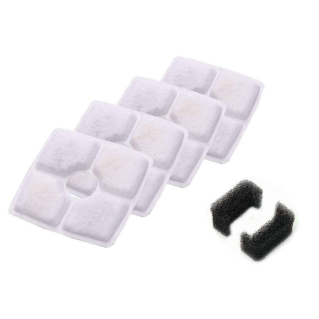 Bộ 4 Phụ Kiện Lọc Nước Thay Thế Cho Máy Uống Cho Thú Cưng