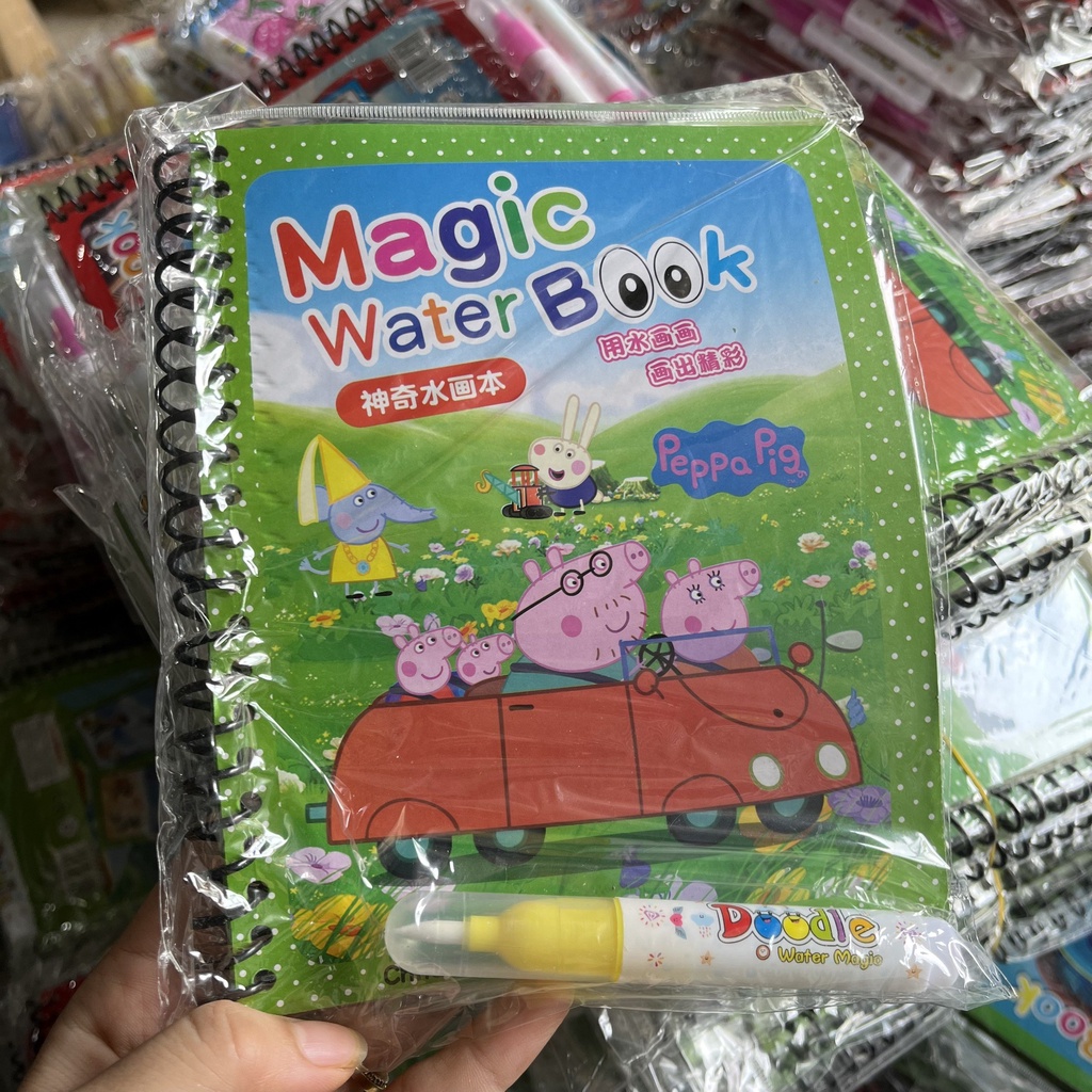 Tập Tô Màu Nước Ma Thuật Tranh Tự Xoá Sau Khô