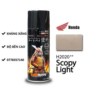 H2020 sơn xịt samurai màu kem sáng scopy