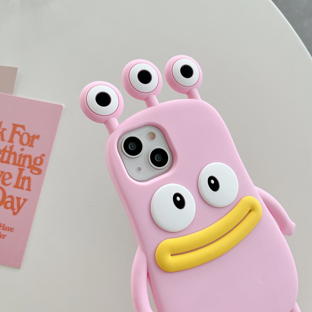 Ốp Điện Thoại Hình Cậu Bé Xúc Xích Ba Mắt Cho Iphone 14 13pro Max11 Pro Max Xs Max X 12 Pro Max