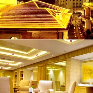 Cuộn Dây Led Trang Trí Hắt Trần Trong Nhà,Ngoài Trời Chíp 2835 2 hàng Bóng 100m