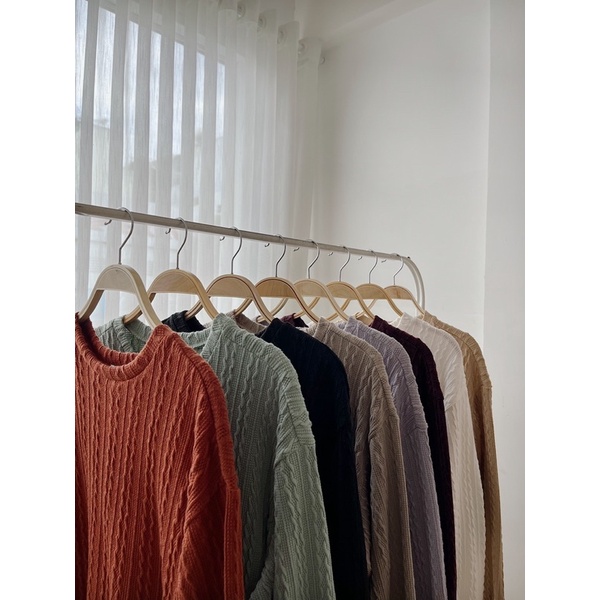 Áo len sweater form rộng tay dài oversized RUCHAN kiểu đẹp thời trang dễ thương