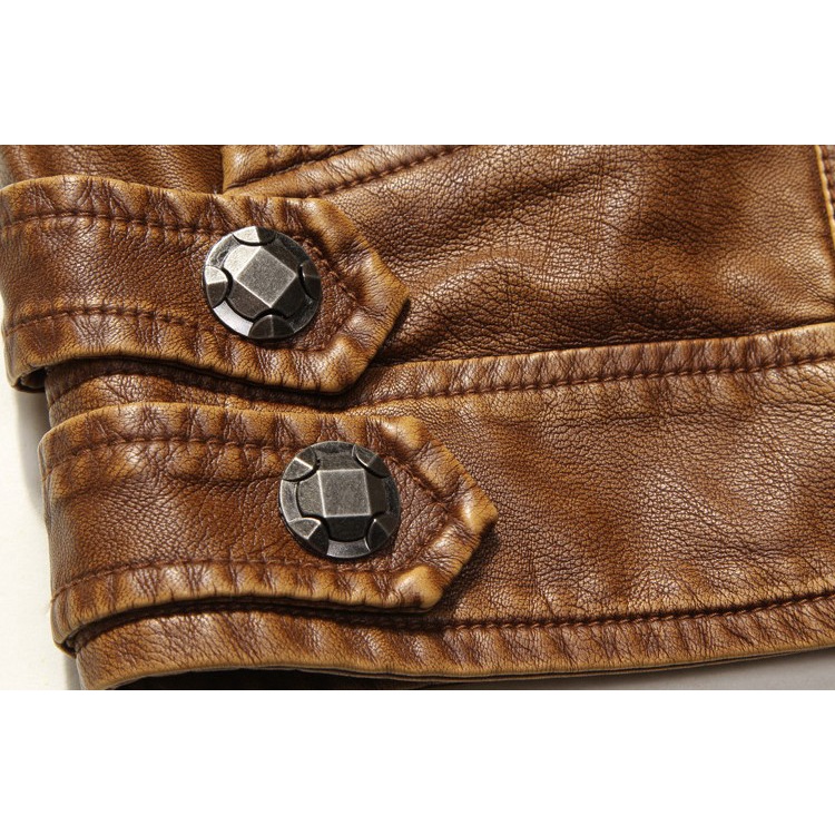 Áo khoác da nam cao cấp lót nhung siêu ấm thời trang 0040 nhiều màu