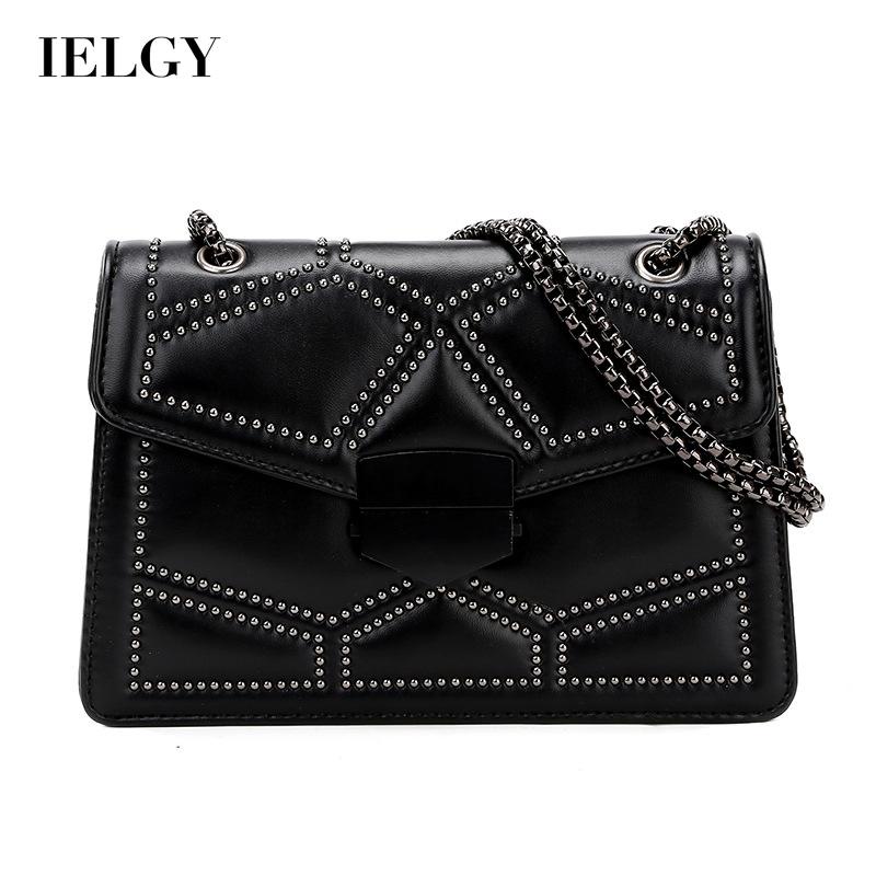 Túi Đeo Chéo Hình Vuông Cỡ Nhỏ Phối Dây Đeo Sợi Xích Thời Trang Phong Cách Hàn Quốc Cho Nữ