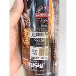 Sơn xịt Samurai CD032 màu tím candy cực đẹp chai 400ml