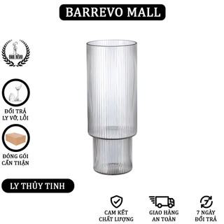 Ly highball siêu mỏng sọc trụ - Ly thủy tinh siêu mỏng