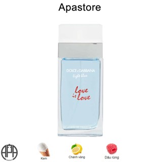 Nước hoa nữ Dolce Gabbana Light Blue Love is love EDT chai 10ml