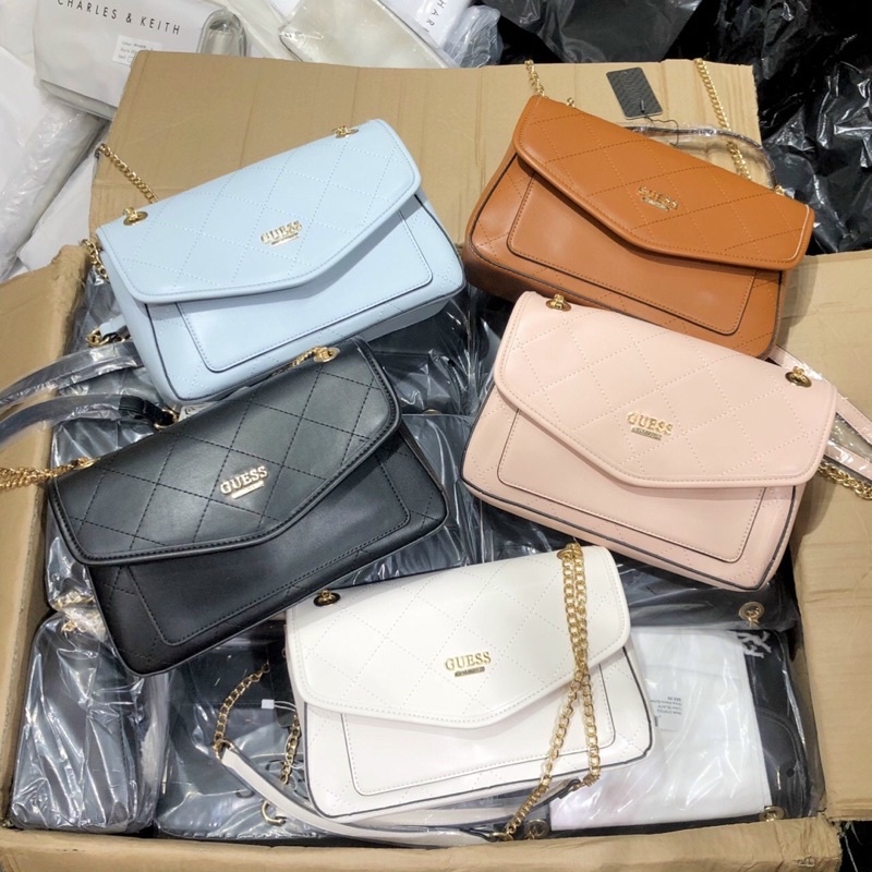 TÚI XÁCH NỮ GUESS ALENNA QUILTED FLAP