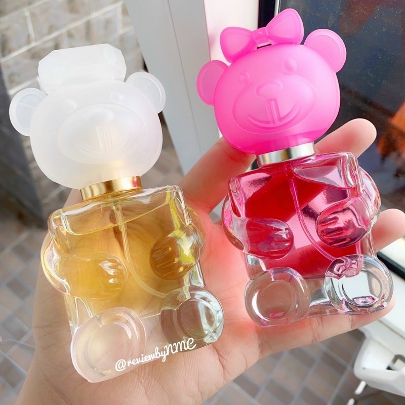 Nước Hoa Moscow Toy 2 Gấu Hồng chai 30ml hương kẹo ngọt đáng yêu.