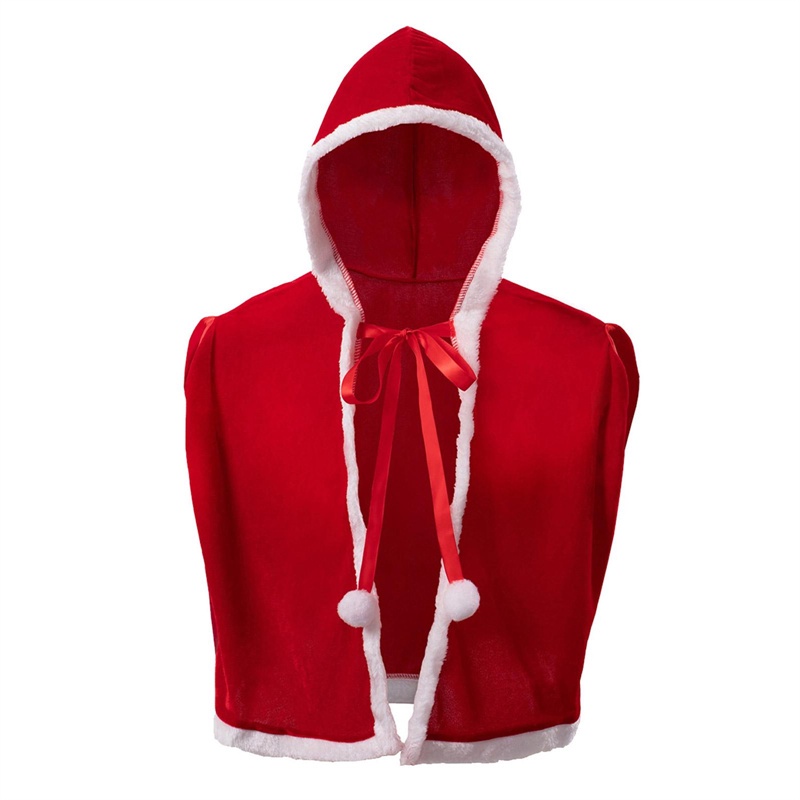 Áo Choàng Nhung Hóa Trang Ông Già Noel Kèm Nón Cho Người Lớn