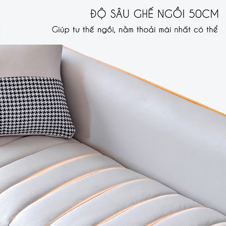Ghế sofa phòng khách, Ghế sofa nệm cao su non rộng 1m82