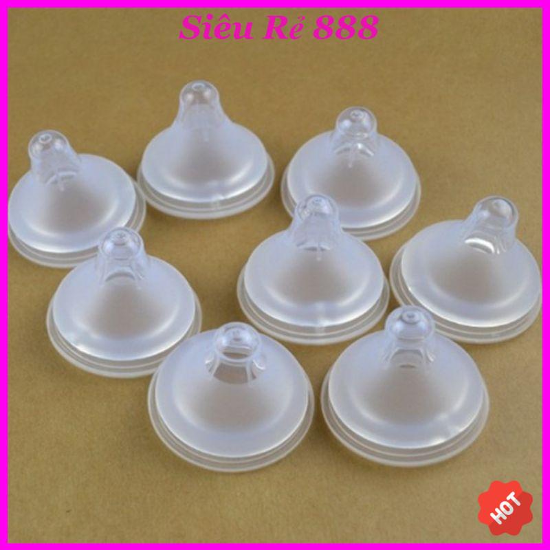 ⚡Núm ti thay thế cho bình Pigeon, Toom, Lansinoh, Kichi, GB Baby, Babuu...