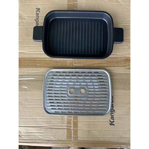 Khay hấp và Khay nướng của lẩu nướng kangaroo KG5EGH