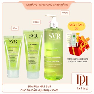 Sữa rửa mặt giảm mụn svr sebiaclear gel moussant , srm svr cho da dầu mụn 55ml , 200ml , 400ml