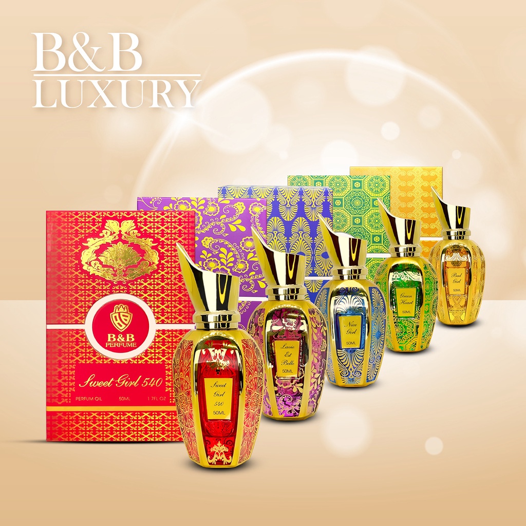 Tinh dầu nước hoa nữ B&B Luxury 50ml lưu hương cực lâu phong cách Pháp