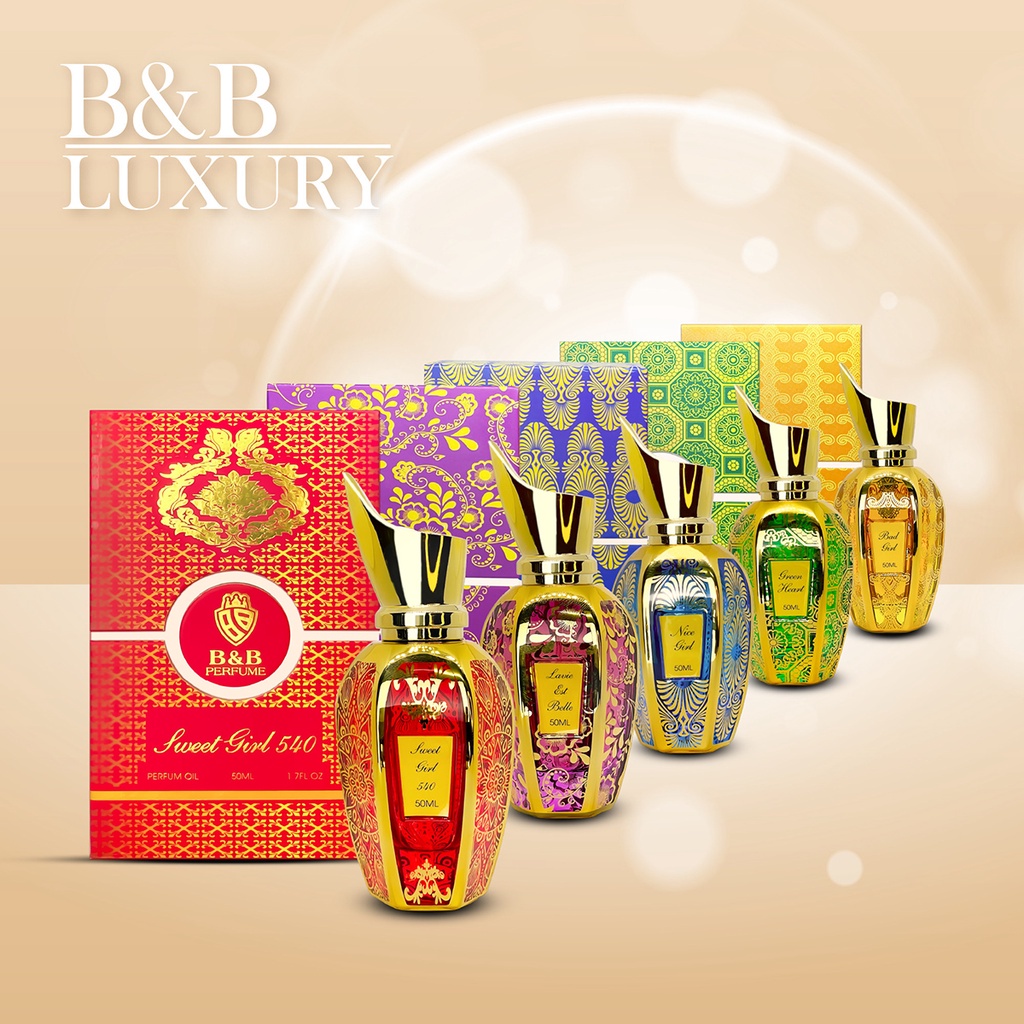 Tinh dầu nước hoa nữ B&amp;B Luxury 50ml lưu hương cực lâu phong cách Pháp