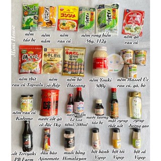 Gia vị hạt nêm cho bé, nước tương, nước mắm cho bé ăn dặm