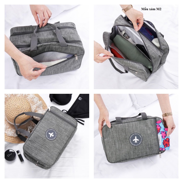 Túi đựng đồ đi bơi, đi biển, tập gym, tập yoga, chống nước logo máy bay