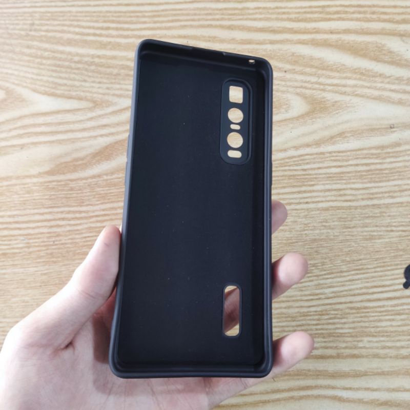 Ốp lưng Oppo Find X2 pro dẻo màu chống bẩn có bảo vệ camera