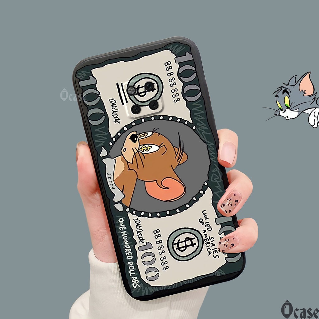 Ốp lưng Huawei Mate 20 Pro in hình Mèo và Chuột cạnh viền vuông có bảo vệ camera