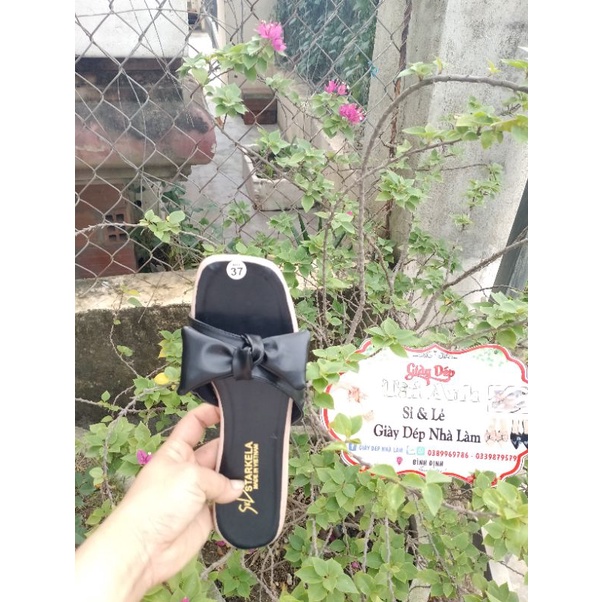 dép bảng ngang cột nơ bigsize