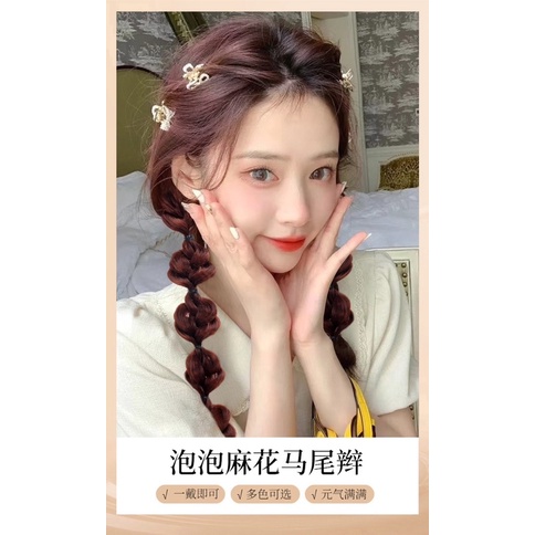 Tóc giả xinh cột phong cách hàn quốc - Khanturban.vn