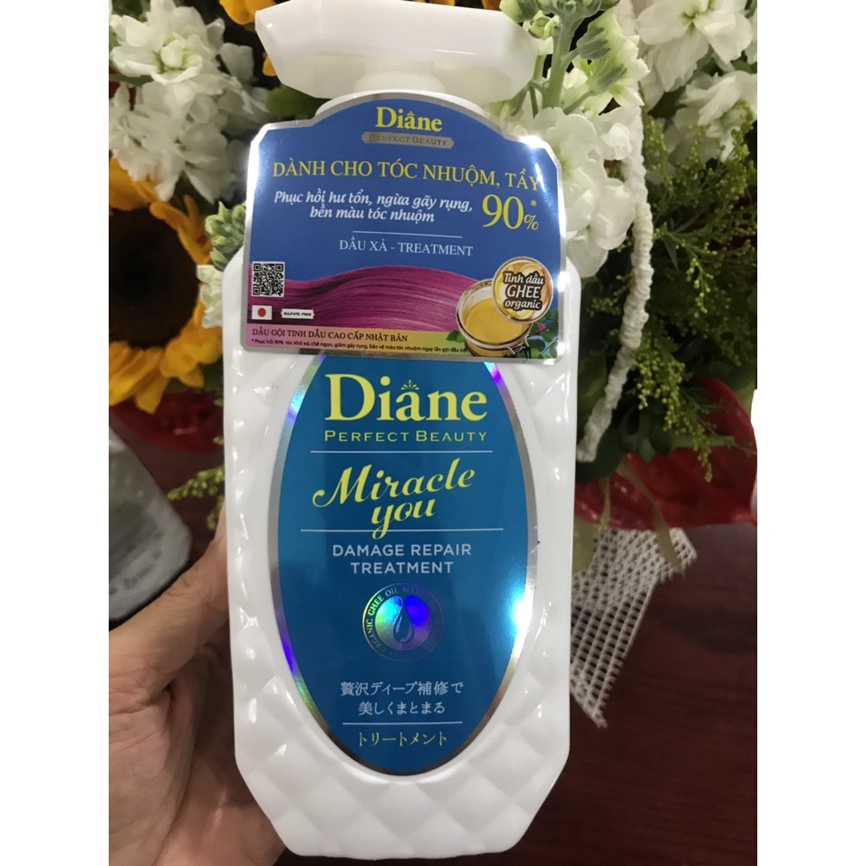 Dầu Gội - Xả tóc nhuộm, tẩy chuyên sâu Moist Diane Miracle you