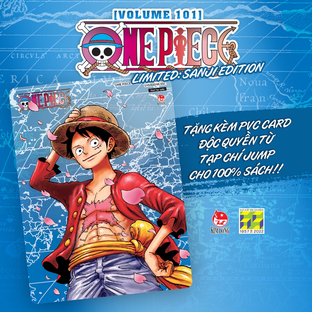 Truyện lẻ - One piece tập 100 101 bản in đầu kèm quà