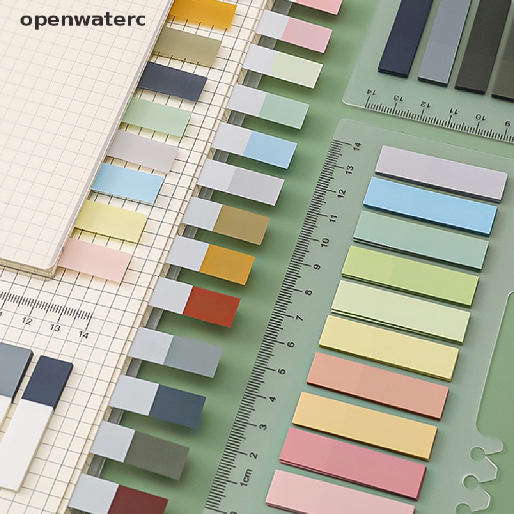 Set 200 Tờ Giấy Ghi Chú Họa Tiết Retro Morandi