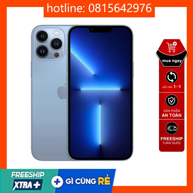 Điện thoai 13 pro xanh dương 512gb nguyên seal bảo hành 1 đổi 1 nếu có lỗi