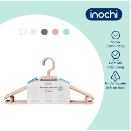 10 móc  treo  quần  áo  NGƯỜI  LỚN  INOCHI  186, Shop  mẹ bé Donan, Móc  quần  áo người  lớn chống  trượt  thông minh