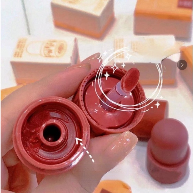 Son môi hình dạng con dấu kháng nước lâu trôi son nội địa trung kem lì GALA HOME