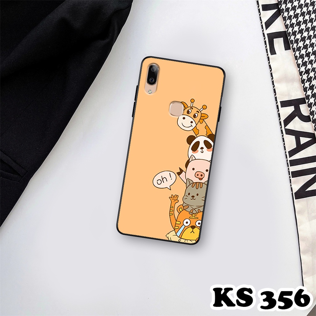 Ốp lưng Vivo V9 - Y85 - V9 Youth - Ốp Vivo in hình Cat&amp;Bear đáng yêu - Chất liệu TPU siêu bền