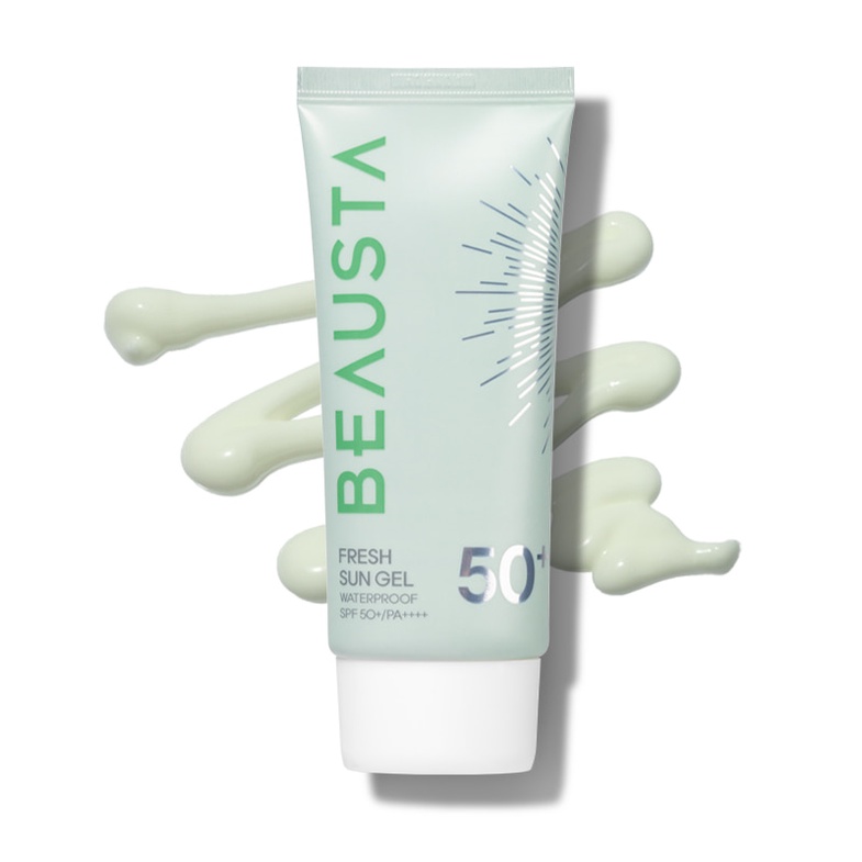 Kem Chống Nắng Chống Nước Dạng Gel BEAUSTA Fresh Sun Gel Waterproof SPF 50+/PA++++ Tuýp 50g