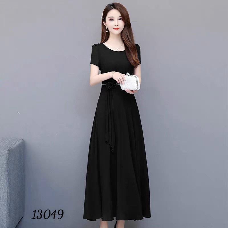 (HCM) ĐẦM XÒE VOAN CHIFFON NỮ 2 LỚP SANG CHẢNH - CAO CẤP , TÔN DÁNG SÀNH ĐIỆU CHO CÁC QUÝ CÔ NƯƠNG KME FASHION